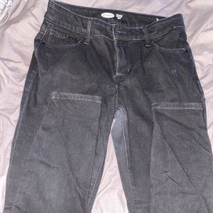black old navy skinny jeans